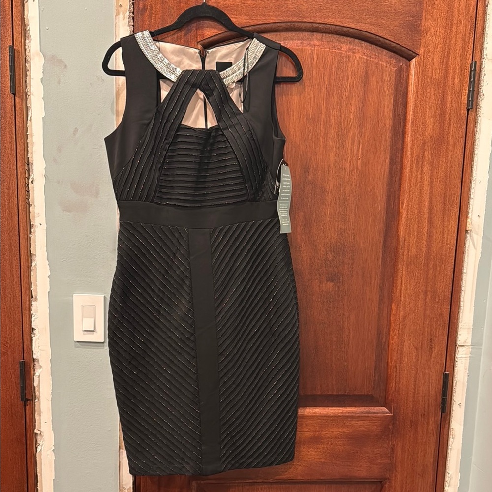 Elegant Black Sleeveless Dress size 10